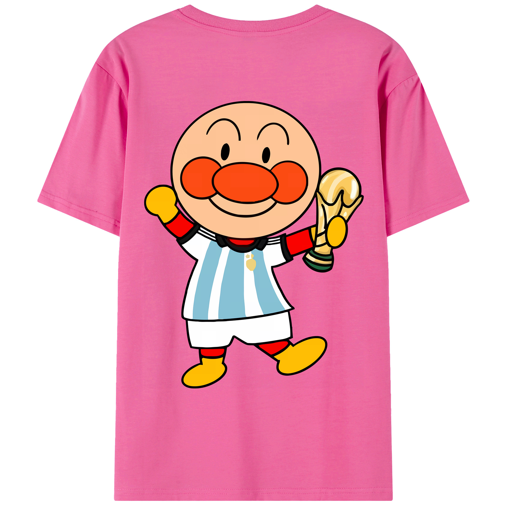 （画像用） アンパンマン Anpanman レディース半袖Tシャツ(バックプリント)
